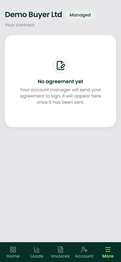 Agreement at mobile width